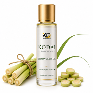 Aceite Esencial de Limoncillo de Tamil Nadu 100% Puro y Natural de Primera Calidad, Destilado al Vapor, para Aromaterapia y Cuidado Facial, Kodai Global Export - Product Image 1
