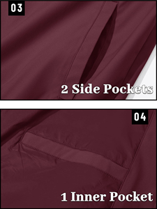 Veste de randonnée d'hiver légère, imperméable et coupe-vent pour homme, avec fermeture éclair, col montant et séchage rapide, idéale pour le trekking en extérieur - Product Image 4