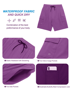 Mid Waist Knitted <b>Men</b> <b>Trunk</b> Shorts Summer Eco-Friendly Quick Dry Breathable OEM Elastic Customizable - Product Image 5