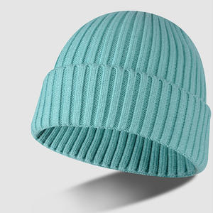 Wholesale OEM Custom Vintage Knit <b>Beanie</b> Hats <b>Wool</b> <b>Beanie</b> With Embroidered <b>Beanie</b> For US Streetwear Brands - Product Image 4
