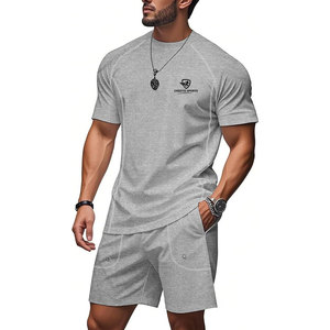 High Quality <b>Men</b> <b>Shorts</b> <b>And</b> <b>T</b> <b>Shirt</b> <b>Set</b> Soft Cotton <b>Men</b> <b>Shorts</b> <b>And</b> <b>T</b> <b>Shirt</b> <b>Set</b> For Gym Training <b>And</b> Daily Wear - Product Image 1