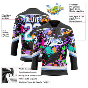 2027 New Design Your Own Style New Arrival Fashionable <b>Ice</b> Hockey Jersey In Hot Selling <b>Ice</b> Hockey Jersey - Product Image 5