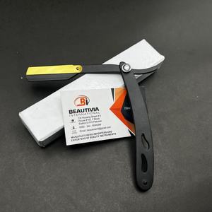 Maquinilla de afeitar de una sola hoja de acero inoxidable de alta calidad estilo turco para afeitado facial y corporal en salón o uso doméstico - Product Image 6