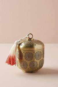 Pot à bougie en métal avec couvercle, bougies longue durée pour toutes les saisons dans un pot à bougie en métal avec couvercle - Product Image 5