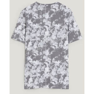 T-shirt en jersey non tissé 240g de haute qualité pour homme, couleur unie, imprimé tie-dye, écologique, séchage rapide, respirant, anti-plis, coupe classique - Product Image 3