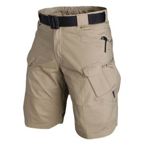 Shorts cargo décontractés pour hommes, style outdoor, avec poches utilitaires, tissu respirant, vêtements décontractés pour l'extérieur. - Product Image 1