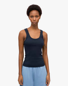 Débardeur à col montant pour femme, élégant, sans manches, mode décontractée, pour le bureau, les fêtes, l'été, haut ajusté, vêtements modernes et élégants pour femmes - Product Image 1