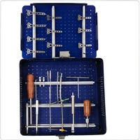 Système chirurgical IJRAK pour le radius distal, plaque volaire à angle variable de 2,7 mm, jeu d'instruments à vis |   39 pièces |   Autoclavable et réutilisable |   CE