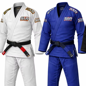 100% Cotton 460g Breathable Quick Dry Embroidery Jiu Jitsu Uniform Gi Kimono for Unisex Adults Martial Arts Wear - Product Image 1