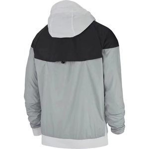 เสื้อแจ็คเก็ตกันลมสำหรับผู้ชายแบบมีฮู้ด ผลิตโดยตรงจากโรงงานผลิตเสื้อผ้ากลางแจ้ง กันน้ำ เหมาะสำหรับการเดินป่า ตกแต่งด้วยผ้าแบบแพทช์เวิร์ค - Product Image 2