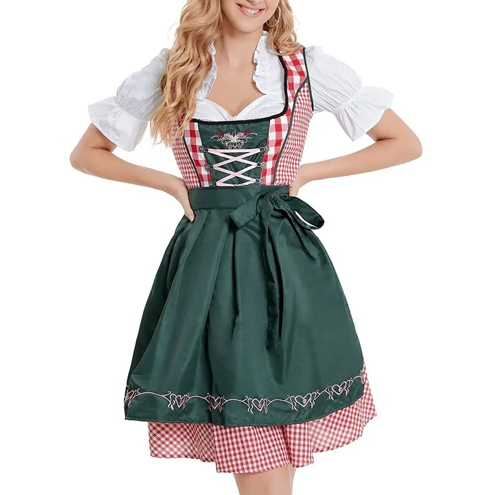 Mini Dirndl Women's Casual Wears Bavarian Dirndls Excellent Quality Newest Design Customized Dirndl Dress Low Cost Wholesale