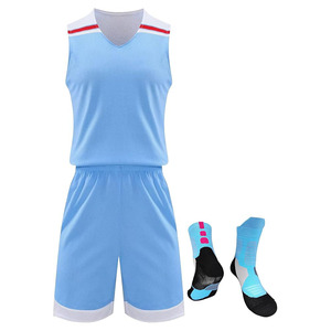 Reversible Basketball Jersey Shirt and Shorts Team Uniform with Socks - Product Image 1