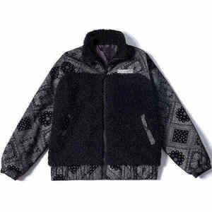 Unisex Winter <b>Techwear</b> Fleece <b>Jacket</b> Full Zip Urban Style Streetwear Warm Outerwear Custom Logo Wholesale - Product Image 4