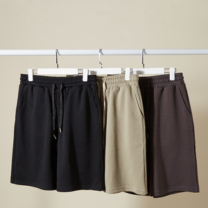 Pantalones Cortos Bermuda de Algodón para Hombre, Pantalones Cortos Deportivos de Corte Holgado con Cierre de Cordón, Ropa Casual de Calle, Transpirable, Cintura Elástica - Product Image 6