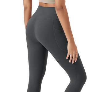 Leggings Deportivos de Cintura Alta para Mujer, Elásticos, para Gimnasio, Entrenamiento, Running, Yoga, Ropa Deportiva, con Bolsillo Lateral - Product Image 3