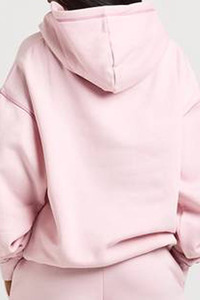 Women's <b>Pink</b> Oversized <b>Tracksuit</b> Set Women Casual Loungewear Hoodie And Wide Leg Joggers Two Piece Athleisure Clothing Outfit - Product Image 5