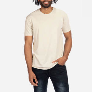 Camiseta de Manga Corta para Hombre, Camiseta con Bolsillo, Cuello Redondo de Algodón, Corte Regular, Cuello Acanalado, Camisetas Casuales para Hombre - Product Image 2