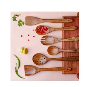 Cuchara de Madera Hecha a Mano de Primera Calidad, Apta para Lavavajillas, Cantidad Personalizada para Uso en Hogar, Restaurantes y Hoteles, Precio Competitivo - Product Image 4