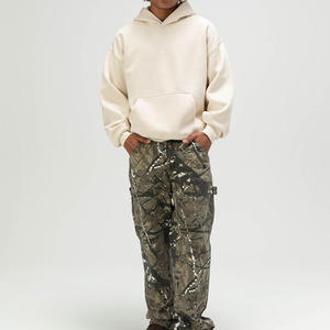 Sudadera con Capucha Personalizada de Invierno, de Alta Calidad, Unisex, Oversize, de Felpa Sólida, 100% Algodón, Estilo Urbano - Product Image 2