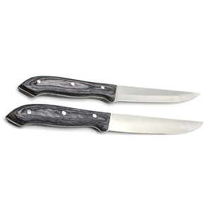 Professional Chef <b>Knife</b> <b>Set</b> with <b>Sharp</b> Stainless Steel Blades 3-Piece Right-Handed Handmade <b>Set</b> and Wooden Handles - Product Image 2