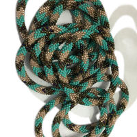 Pulseras y Brazaletes de Moda para Niños con Cuentas de Vidrio Japonés Verde Chez Replubic y Diseño de Ganchillo Moderno - Fácil de Usar