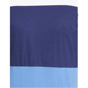 Camiseta de Cuello Redondo para Hombre AL NOLAN ENTERPRISES, Color Blanco y Azul Marino, Informal, para Verano, Tejida, Lisa, de Poliéster/Algodón - Product Image 6