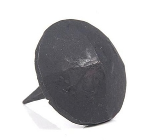 Clous pyramidaux carrés en fer de qualité industrielle, martelés à la main, à tête plate, à pointe acérée, finition oxyde noir, revêtement vinyle lisse pour porte - Product Image 1