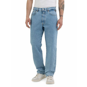 MEESAM Jeans de Mezclilla para Hombre y Mujer, 100% Algodón, Secado Rápido, Resistentes, con Relieve, Varios Colores, Corte Regular, Lavado Casual, Rectos - Product Image 4