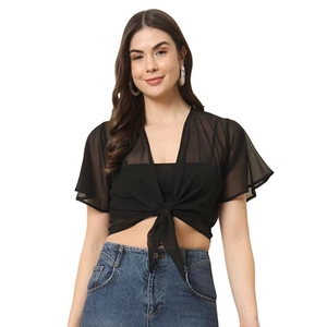Camisa Informal de Moda Occidental para Mujer, Blusa Moderna y Elegante - Product Image 1