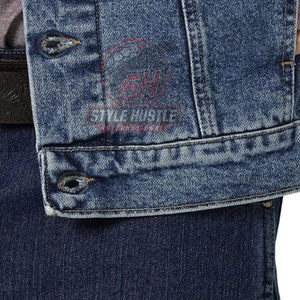 Chaqueta de Mezclilla para Hombre, Fabricada Profesionalmente, al por Mayor, para Uso Casual y al Aire Libre, Chaqueta de Invierno para Hombre con Logotipo Personalizado - Product Image 6
