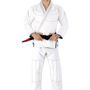High Performance 220g 100% Cotton Pearl Weave Stretch Custom Logo BJJ Gi Uniform Embroidered Patches Comfortable Durable Jiu - Product Image 1