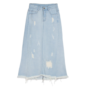 New Style Women's Skirt Women's High-waisted Denim Skirt A-line Skirt - Product Image 2