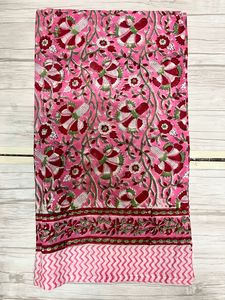 Indian Handmade Colorful Hand Block Print Cotton Scarf <b>Wrap</b> <b>Sarong</b> for Women Wholesale Supplier Custom Printed - Product Image 1
