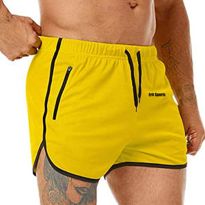 Pantalones Cortos Deportivos para Hombre, Corte Holgado, Cintura Media, Color Sólido, con Cordón Ajustable, Tallas Grandes, Secado Rápido, Venta al Por Mayor en Línea - Product Image 4