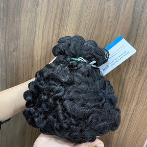 Mega Sale New Product Steamed Fuzz Curly Weft Hair Extension Large Quantity in Stock Ready to Ship Vietnamese - Product Image 6