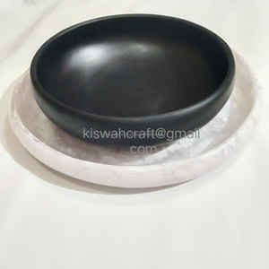 Platos grandes XL de servicio de resina de primera calidad y decoración de lujo para el hogar para accesorios de cocina de mesa de comedor formales e informales - Product Image 6