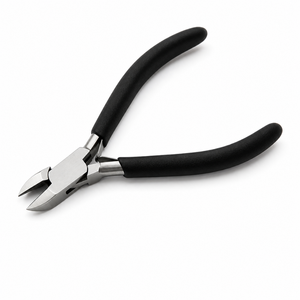 Black Handle Precision Side Cutter Pliers Flush <b>Wire</b> Cutting Tool Diagonal Snips Sharp Durable for <b>Craft</b> Repair Work - Product Image 6