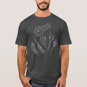 Camiseta de hombre con pedrería a precio económico, transpirable, hecha a medida, de gran venta, cómoda, a la moda, ropa deportiva, camiseta de hombre con pedrería. - Product Image 1