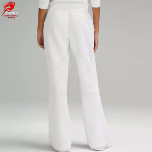 Custom Urban Fashion Comfortable <b>Stretch</b> Waist Women Flare Track Pants For Stylish Daily Outfit And Travel Activities - Product Image 5