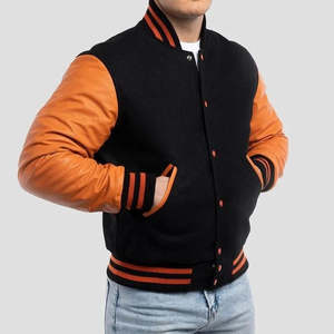 Chaquetas Varsity para hombre, chaqueta de exterior de alta calidad para hombre, chaqueta varsity de béisbol personalizada OEM, chaqueta varsity de nuevo diseño para hombre - Product Image 1