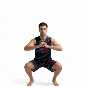 Reversible Basketball Sportswear training uniforms new design Basketball Jersey Men <b>Kids</b> Blank 100% polyester Basketball Uniform - Product Image 3