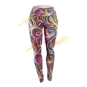 Pantalon de yoga froncé taille haute pour femme Bas de sport Butt Lift avec collants de fitness Leggings Capri présentant des caractéristiques clés - Product Image 1