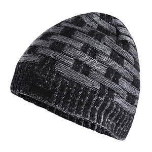 Latest Sale High Quality Unisex Adjustable Beanie Hats Custom Logo Blank Multi-Color Soft Warm Knit <b>Winter</b> Hat Custom Beanie - Product Image 2