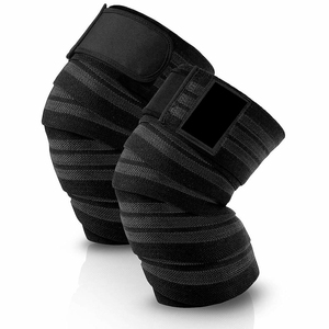 Unisex Fitness Safety Breathable Non-Slip Power <b>Lifting</b> Knee Support Neoprene Compression Wholesale Price Custom Knee Wraps - Product Image 1
