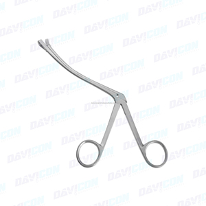 MELTZER Manual Adenoid Punch with Curved Shank and Triangular Jaw Stainless Steel 8mm <b>Bite</b> 5 5/16in - Product Image 6