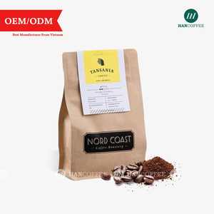 HANCOFFEE - Mejor Precio para Café Arábica 100% Tostado de Marca Privada con MOQ Bajo y Muestra Gratis - Bolsas con Válvula de Plástico/Kraft - Product Image 1