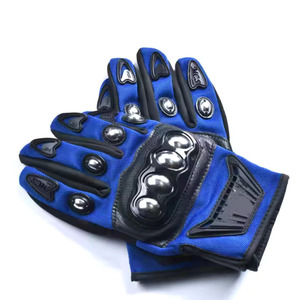 Guantes de Motociclismo de Cuero, Pantalla Táctil, Cierre de Correa, Buena Calidad - Product Image 2
