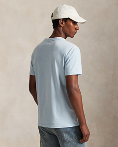 Fashion Men’s Light Blue Cotton T-Shirt with <b>Cute</b> <b>Bear</b> Print Casual Short Sleeve Crew Neck Graphic Tee Summer Wear - Product Image 5