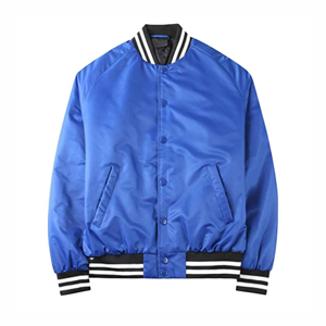 Wholesale Lightweight Custom Logo Satin Varsity <b>Jacket</b> <b>Men</b> Red Satin Preppy Style Button Front Regular Fit Autumn Wear 2026 - Product Image 5