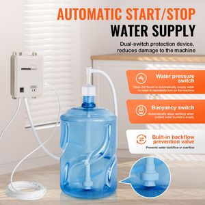 Système de pompe à eau électrique automatique de 5 gallons, distributeur de bouteilles à entrée unique pour application automobile - Product Image 4